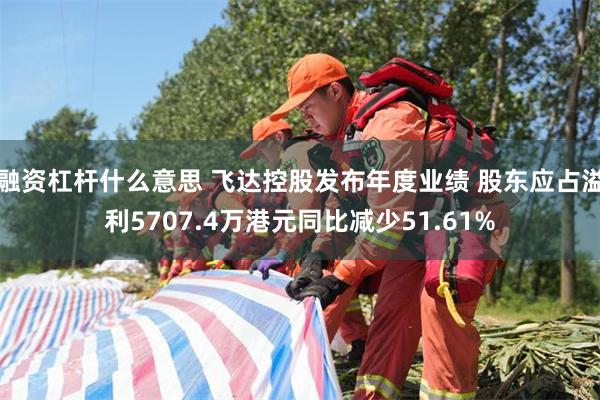 融资杠杆什么意思 飞达控股发布年度业绩 股东应占溢利5707.4万港元同比减少51.61%