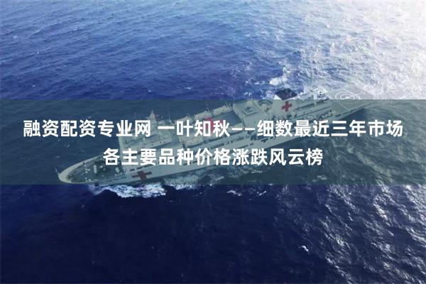 融资配资专业网 一叶知秋——细数最近三年市场各主要品种价格涨跌风云榜