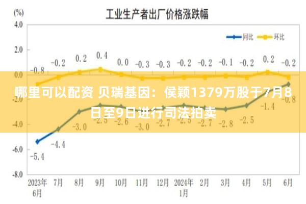 哪里可以配资 贝瑞基因：侯颖1379万股于7月8日至9日进行司法拍卖