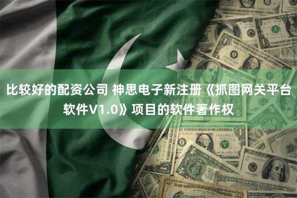 比较好的配资公司 神思电子新注册《抓图网关平台软件V1.0》项目的软件著作权